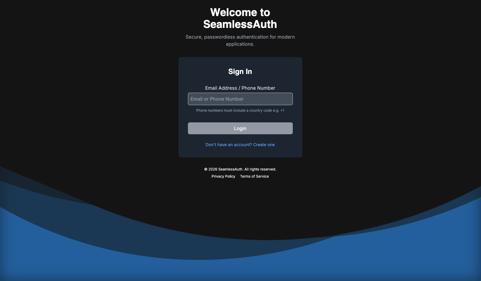 Seamless Auth hero
